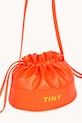 Detská kabelka Tinycottons SOLID BUCKET BAG oranžová SS25.388