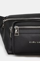 Kožená ľadvinka Karl Lagerfeld čierna 551455.815914