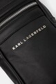 Δερμάτινο φακελάκι Karl Lagerfeld μαύρο 551455.815922