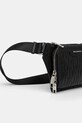 Kožená taška Karl Lagerfeld K/LOOM A1M30004 čierna SS25