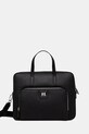 Δερμάτινη τσάντα Karl Lagerfeld K/MONOGRAM λείο δέρμα μαύρο A1M30098