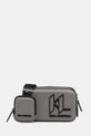 Torbica za okoli pasu Karl Lagerfeld K/MONOGRAM Ne ustreza A4 siva A1M30114