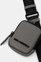 Torbica za okoli pasu Karl Lagerfeld K/MONOGRAM siva A1M30114