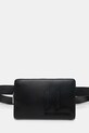 Karl Lagerfeld borsetă de piele K/MONOGRAM uni negru A1M30115
