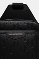 Karl Lagerfeld bőr oldaltáska fekete A1M30398