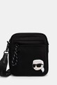 Karl Lagerfeld borsetă K/IKON nu incape in A4 negru A1M30402