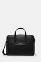 Torba Tommy Hilfiger bez uzorka crna AM0AM13095