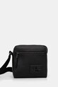 Malá taška Calvin Klein Jeans imitácia kože čierna K50K512996
