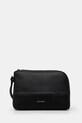 Torba Calvin Klein imitacija zrnate kože crna K50K512800