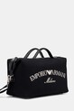 Emporio Armani torba bawełniana EM001618.AF14671 granatowy SS25