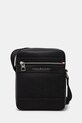 Чанта през рамо Tommy Hilfiger изкуствен черен AM0AM13204