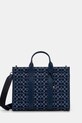 Сумка Coach візерунок темно-синій CAS25