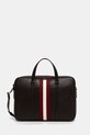 Bally geanta de piele incape in A4 maro MAB01L