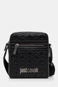 Torba Just Cavalli bez uzorka crna 78QA4B32.ZSB84