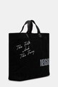 Washed Canvas Tote Bag 242TQNH.CG01 μαύρο SS25