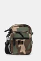 Ledvinka Alpha Industries Label Messenger Bag S hladký zelená 156941