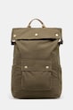 Barbour plecak bawełniany Barbour Transport Foldover Backpack Bag nie mieści A4 zielony UBA0746