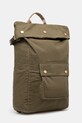 Barbour rucsac din bumbac Barbour Transport Foldover Backpack Bag UBA0746 verde SS25