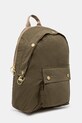 Barbour rucsac din bumbac Barbour Transport Zip Closure Backpack Bag UBA0747 verde SS25