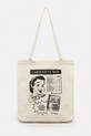 Βαμβακερή τσάντα Carhartt WIP Canvas Graphic Tote στάμπα μπεζ I033975.2VXXX
