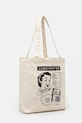 Bavlněná taška Carhartt WIP Canvas Graphic Tote I033975.2VXXX béžová SS25
