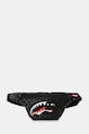 Сумка на пояс Sprayground візерунок чорний 910B7484NSZ