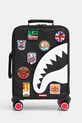 Sprayground walizka aplikacja czarny 910CL253NSZ