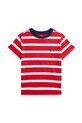 Polo Ralph Lauren t-shirt bawełniany dziecięcy wzorzyste czerwony 322958170001