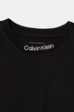 CHLAPEC Dětské bavlněné tričko Calvin Klein Jeans 0 IB0IB02353.128.176.PPYA černá