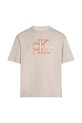 Calvin Klein Jeans t-shirt bawełniany dziecięcy 0 IB0IB02361.PPYA beżowy SS25
