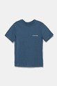 Хлопчик Дитяча бавовняна футболка Calvin Klein Jeans 2-pack IB0IB02363.128.176.PPYA темно-синій