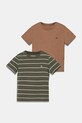 Βαμβακερό μπλουζάκι Calvin Klein Jeans 2-pack βαμβάκι λευκό IB0IB02364.128.176.PPYA