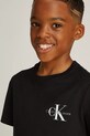 Calvin Klein Jeans tricou de bumbac pentru copii 0 IU0IU00678.104.116.PPYA negru