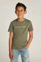 Calvin Klein Jeans gyerek pamut póló pamut zöld IU0IU00682.128.176.PPYA