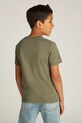 Calvin Klein Jeans gyerek pamut póló zöld IU0IU00682.128.176.PPYA