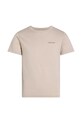 Dječja pamučna majica kratkih rukava Calvin Klein Jeans 0 IU0IU00683.128.176.PPYA siva SS25