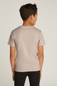 Dječja pamučna majica kratkih rukava Calvin Klein Jeans 0 siva IU0IU00683.128.176.PPYA