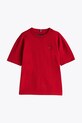 Dječja pamučna majica kratkih rukava Tommy Hilfiger KB0KB09601.74.122.PPYA crvena SS25