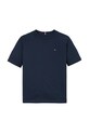 Tommy Hilfiger t-shirt bawełniany dziecięcy KB0KB09601.128.176.PPYA granatowy SS25