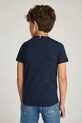 Dječaci Dječja pamučna majica kratkih rukava Tommy Hilfiger KB0KB09351.PPYA mornarsko plava