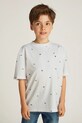 Детская хлопковая футболка Tommy Hilfiger белый KB0KB09353.128.176.PPYA