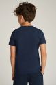 Tommy Hilfiger t-shirt bawełniany dziecięcy granatowy KB0KB09356.98.122.PPYA