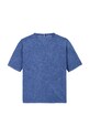 Chłopiec Tommy Hilfiger t-shirt bawełniany dziecięcy KB0KB09359.PPYA niebieski