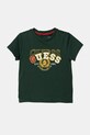 Детская хлопковая футболка Guess хлопок зелёный I5RI00.K8HM4.PPYA