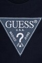 Хлопчик Дитяча бавовняна футболка Guess L5RI14.K8HM4.PPYA темно-синій
