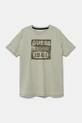 Guess t-shirt bawełniany dziecięcy okrągły zielony L5RI22.K8HM4.PPYA