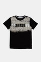 Детская хлопковая футболка Guess хлопок чёрный L5RI23.K8HM4.PPYA