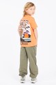 Дитяча бавовняна футболка Guess бавовна помаранчевий L5RI30.K8HM4.PPYA
