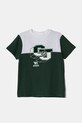 Παιδικό βαμβακερό μπλουζάκι Guess στάμπα πράσινο N5RI10.K8HM4.PPYA