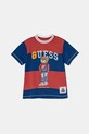 Guess t-shirt bawełniany dziecięcy wzorzyste czerwony N5RI13.K9N34.PPYA